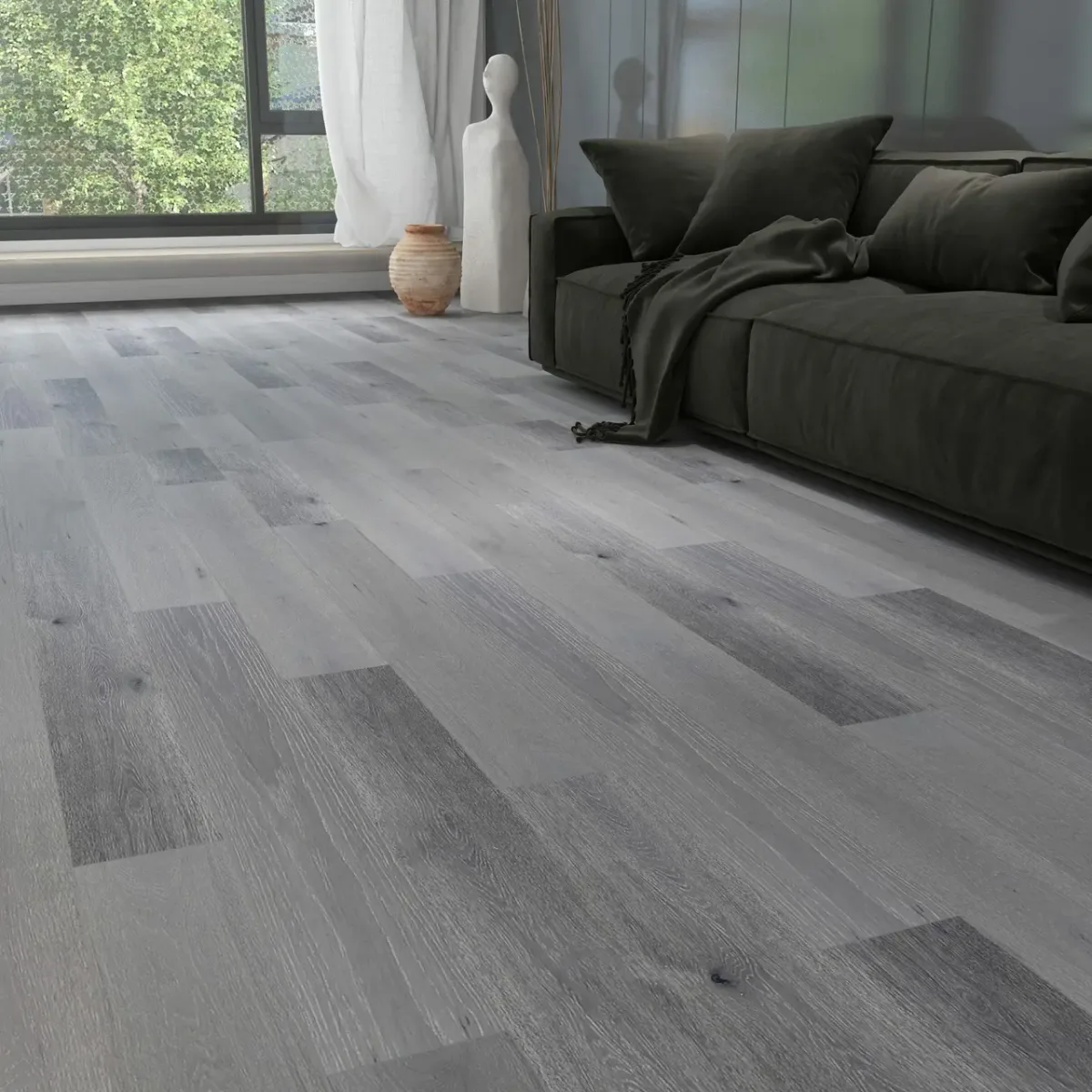 Stone Oak engineered timber flooring, 14/2mm