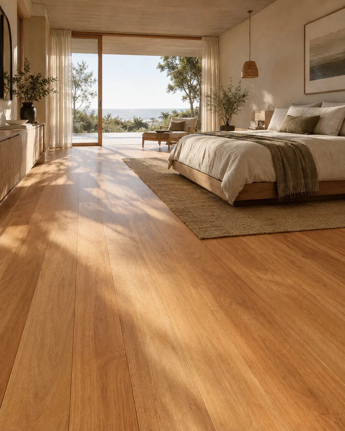 Garapa tropical hardwood flooring