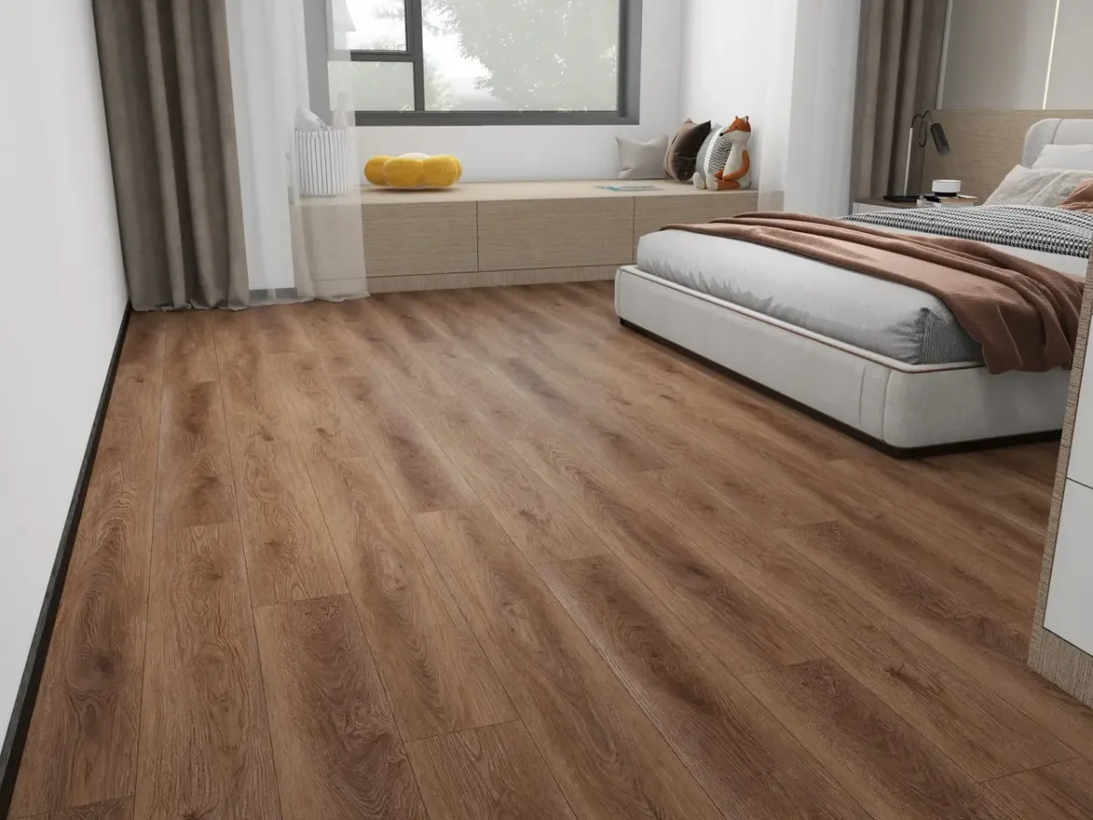 Mocha Oak hybrid flooring, 7mm